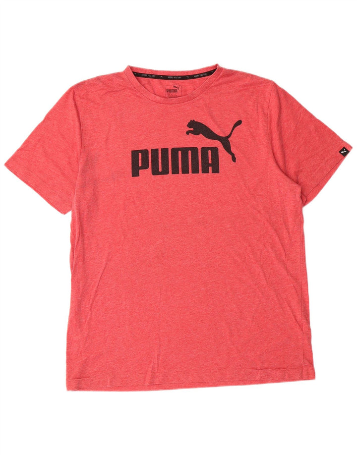Puma Camiseta Masculina Graphic Top Grande Rosa