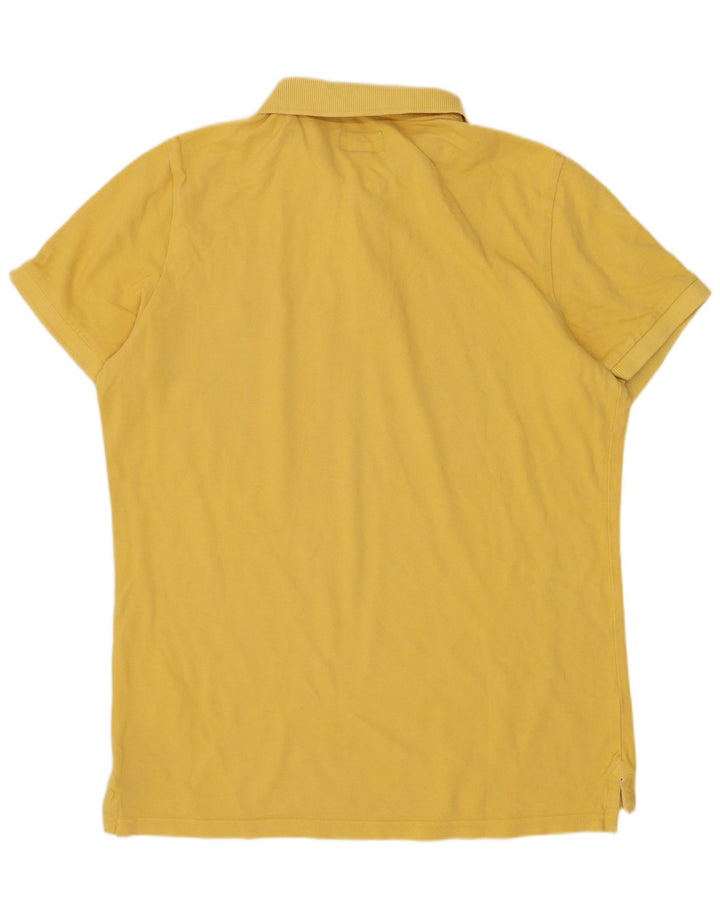 Camisa polo masculina Superdry XL algodão amarelo