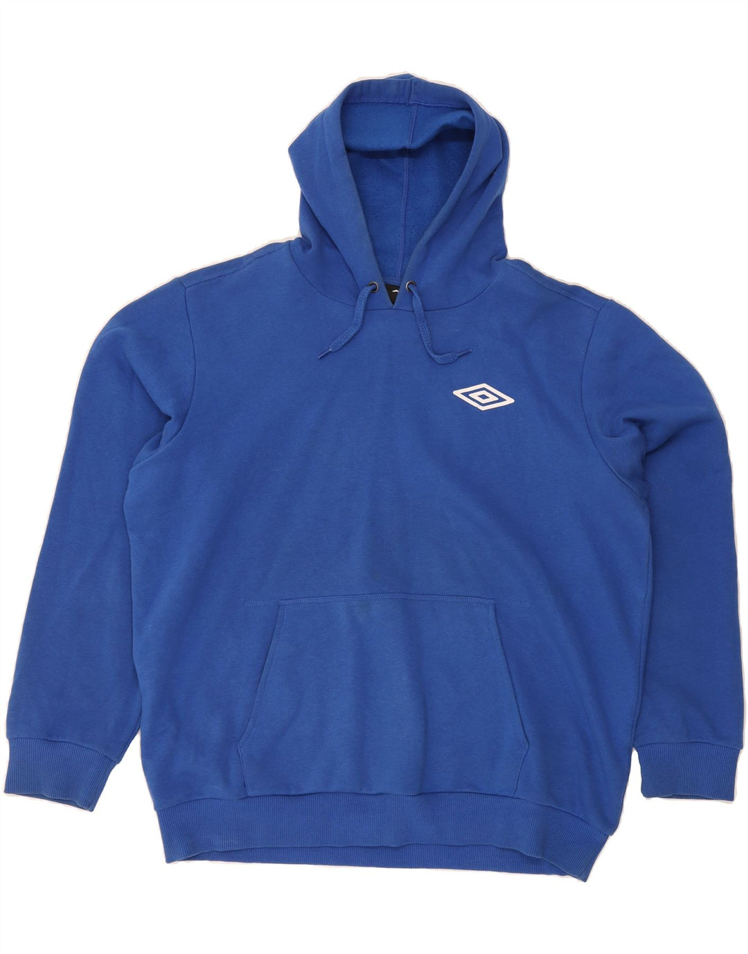 UMBRO Mens Hoodie Jumper 2XL Blue Cotton Vintage Umbro and Second-Hand Umbro from Messina Hembry 
