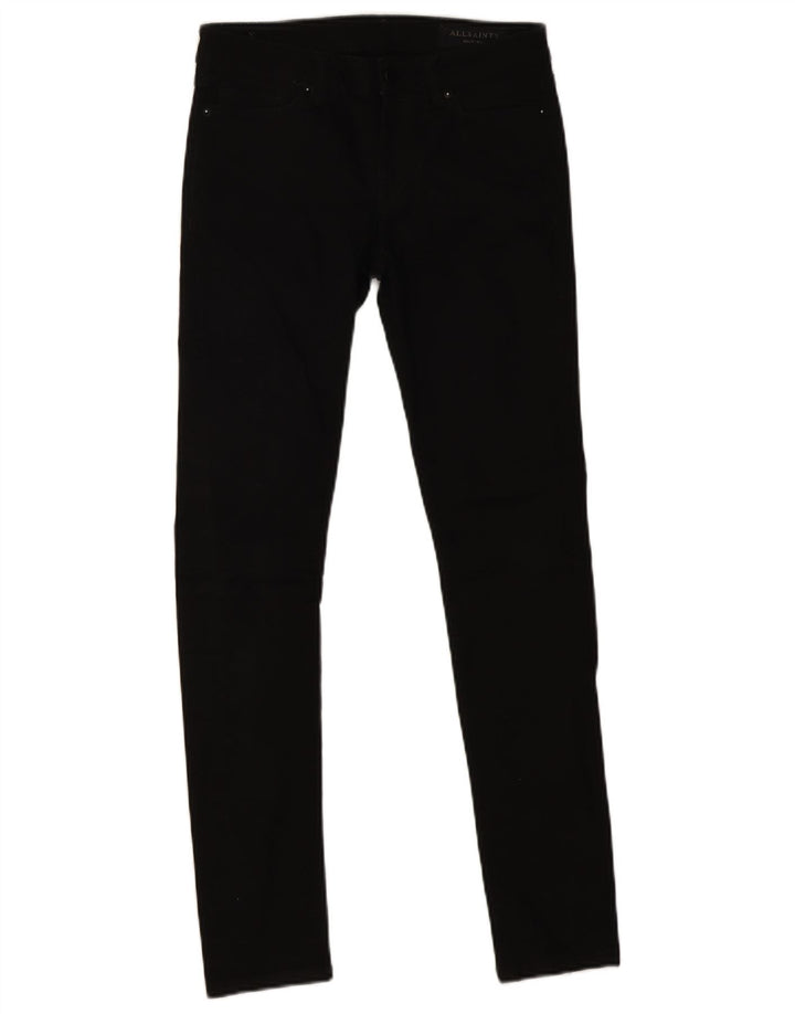 Calça jeans skinny feminina All Saints W26 L28 algodão preto