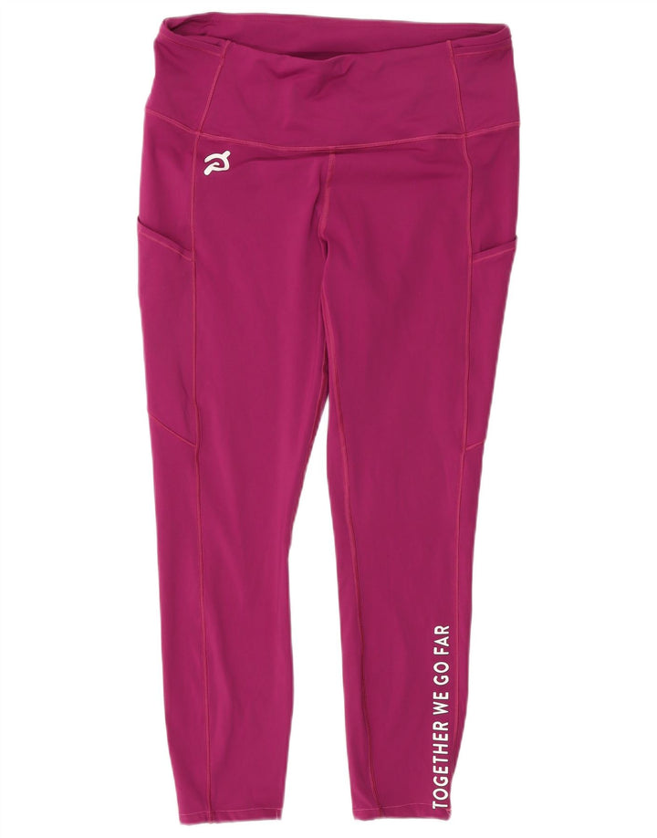 Lululemon Leggings Gráficos Femininos Reino Unido 10 Pequeno Nylon Rosa