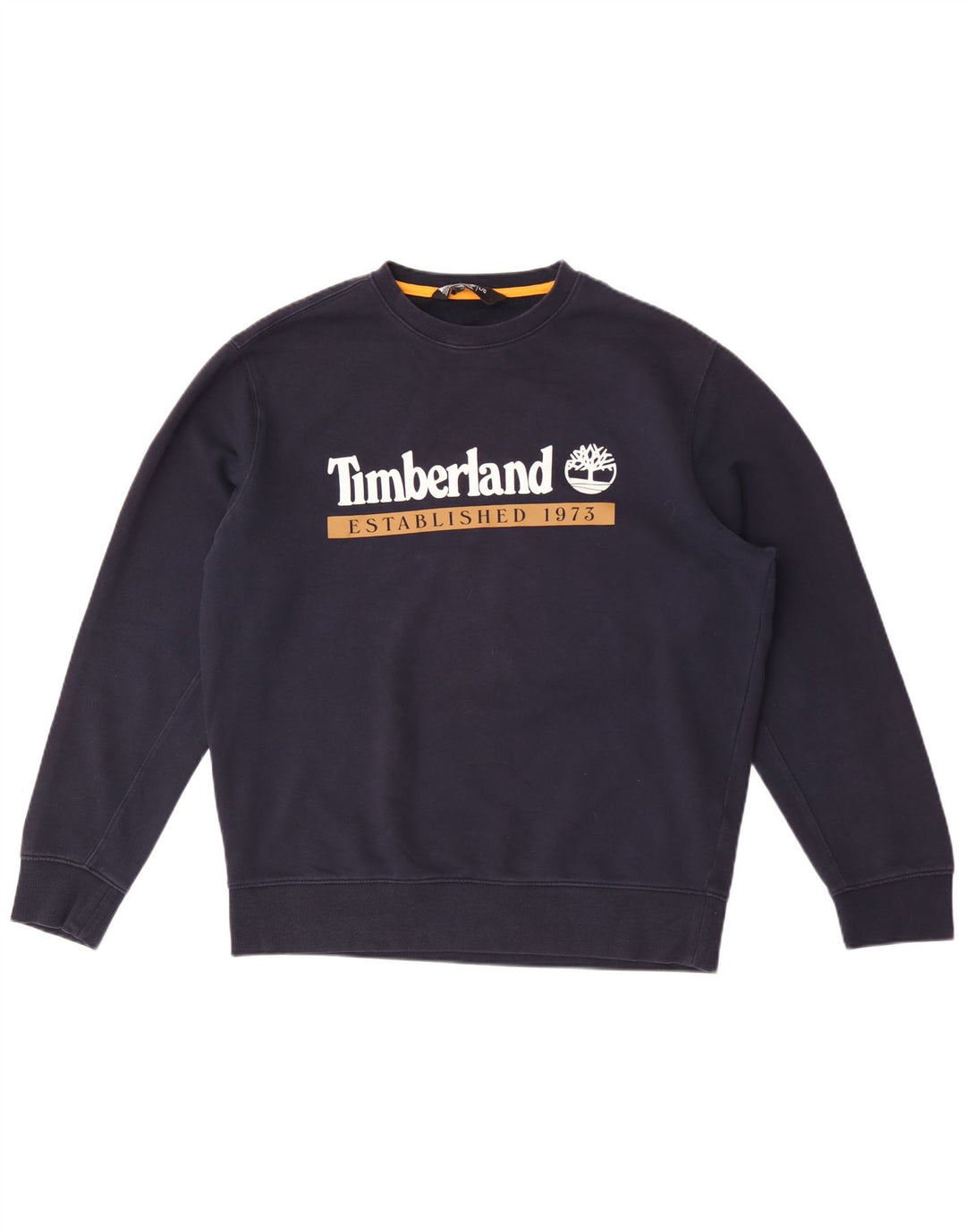 Suéter masculino Timberland Graphic Regular Fit grande azul marinho
