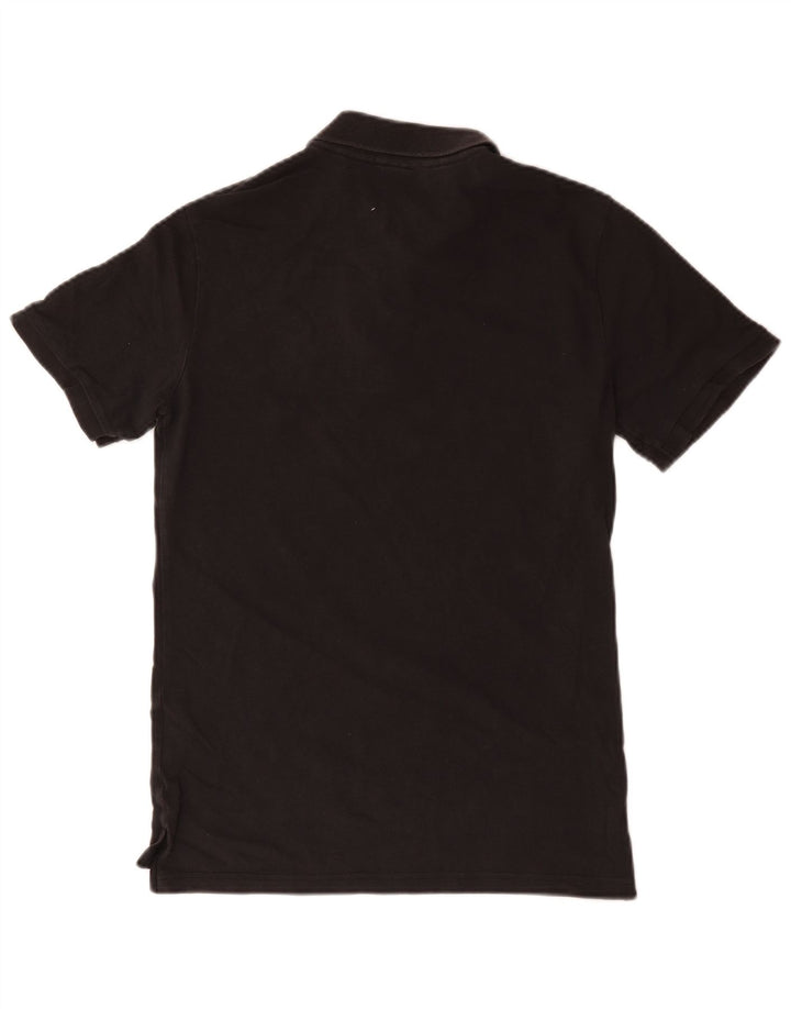 Camisa polo masculina Nike XS de algodão preto