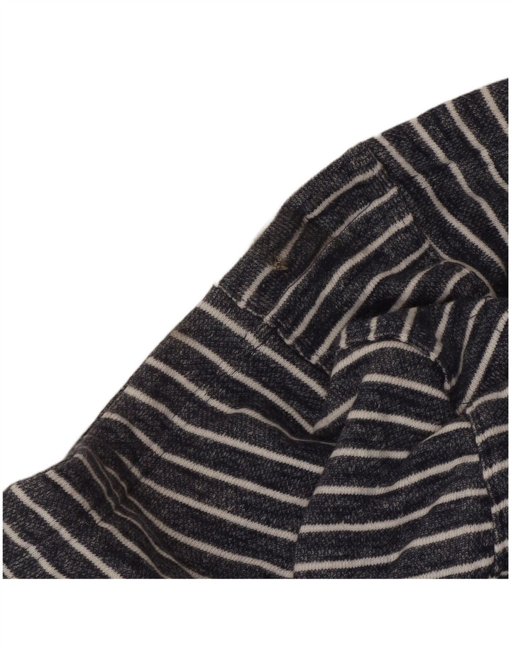 Suéter feminino com capuz e zíper Mountain Warehouse Reino Unido 10 listrado azul marinho pequeno