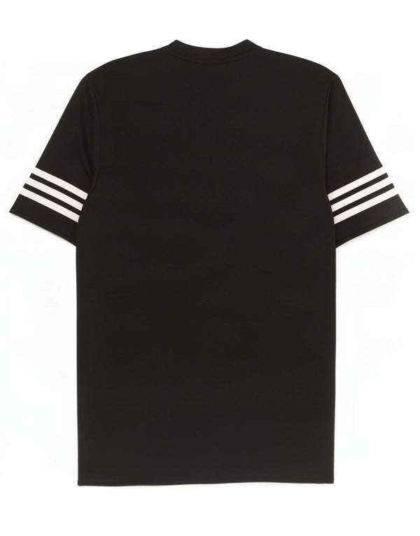 Adidas Mens Climalite Camiseta Top Pequeno Poliéster Preto
