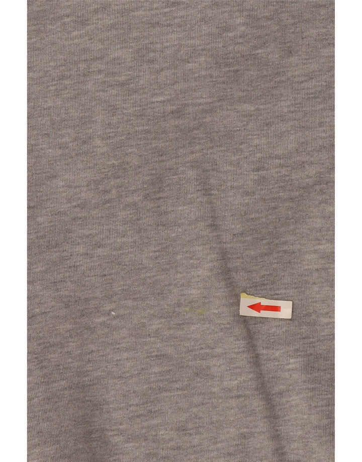 TOMMY HILFIGER Suéter masculino de ajuste regular pequeno cinza manchado