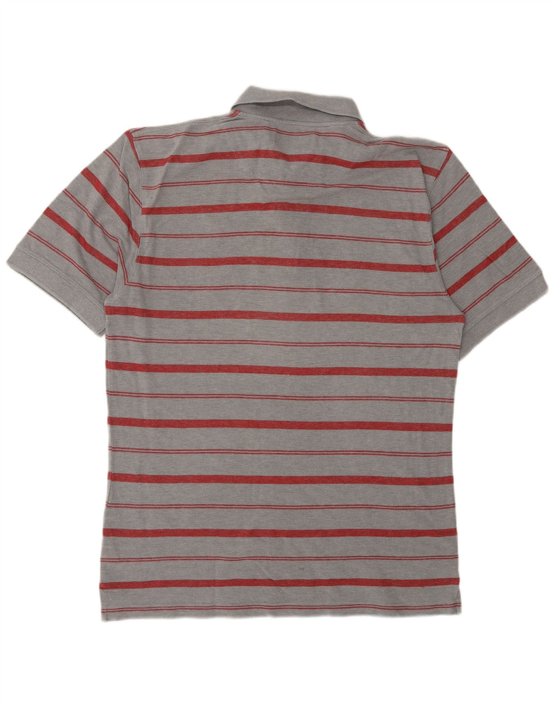 Camisa polo masculina TIMBERLAND algodão listrado cinza médio