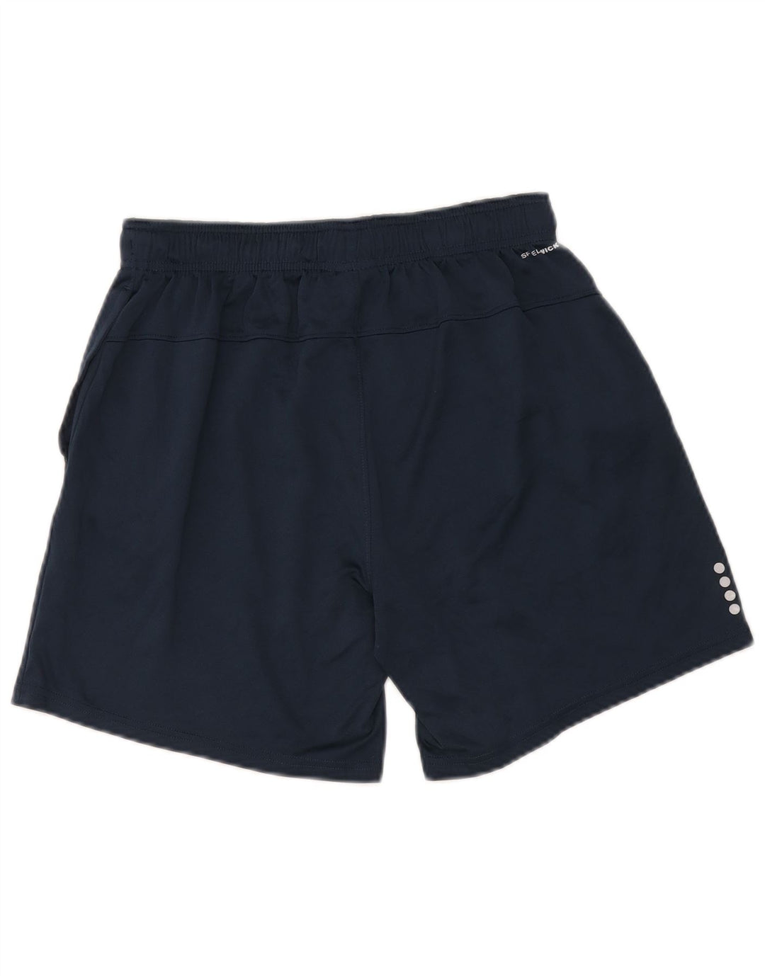 Shorts esportivos masculinos Reebok médio azul marinho poliéster