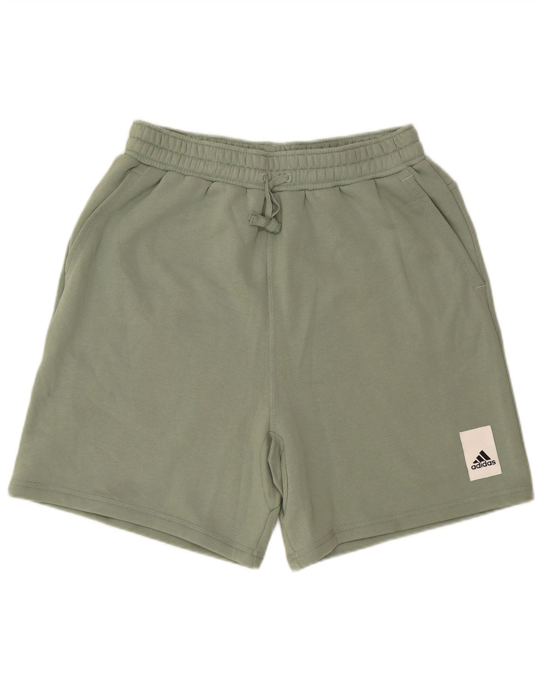 Shorts esportivos masculinos Adidas grande algodão verde