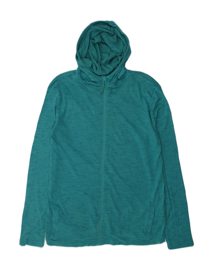 MOUNTAIN WAREHOUSE Boys Zip Hoodie Sweater 12-13 Years Green Cotton | Vintage Mountain Warehouse | Thrift | Second-Hand Mountain Warehouse | Used Clothing | Messina Hembry 