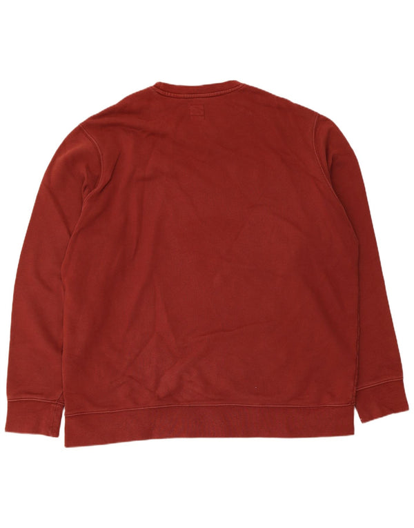 Levi's Masculino Padrão Moletom Jumper XL Marrom Algodão