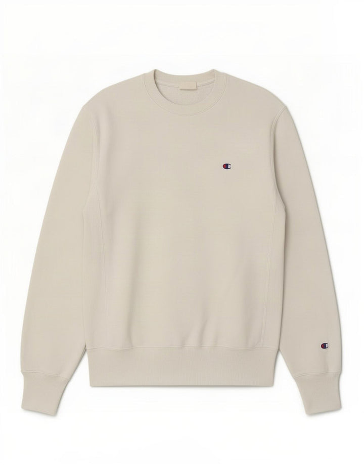 Moletom masculino Champion Reverse Weave pequeno algodão branco