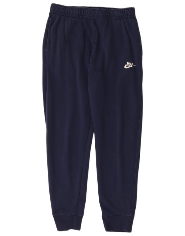 Calça de treino masculina Nike joggers médio azul marinho algodão