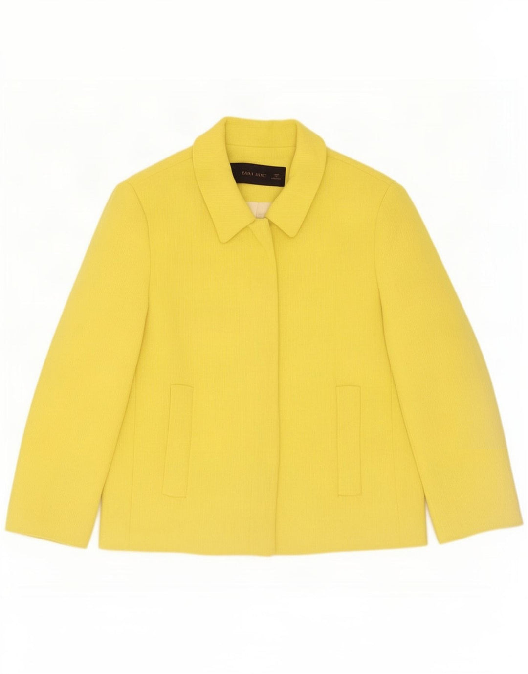 Jaqueta Blazer Feminina Zara Reino Unido 14 Grande Amarelo
