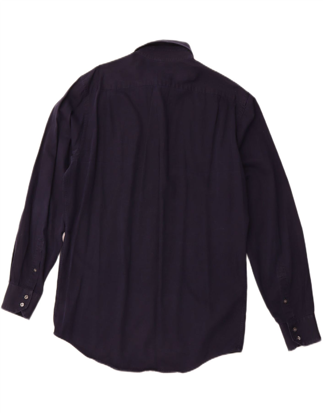 Camisa masculina LACOSTE Regular Fit tamanho 41 algodão azul marinho médio