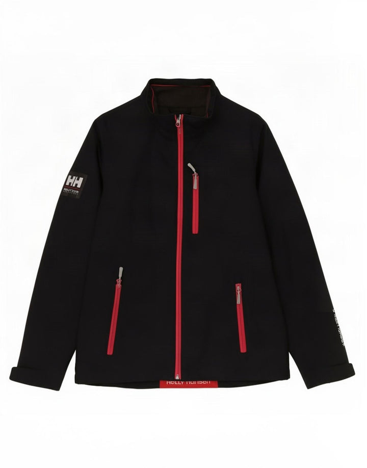 Jaqueta corta-vento feminina Helly Hansen UK 14 poliéster preto médio