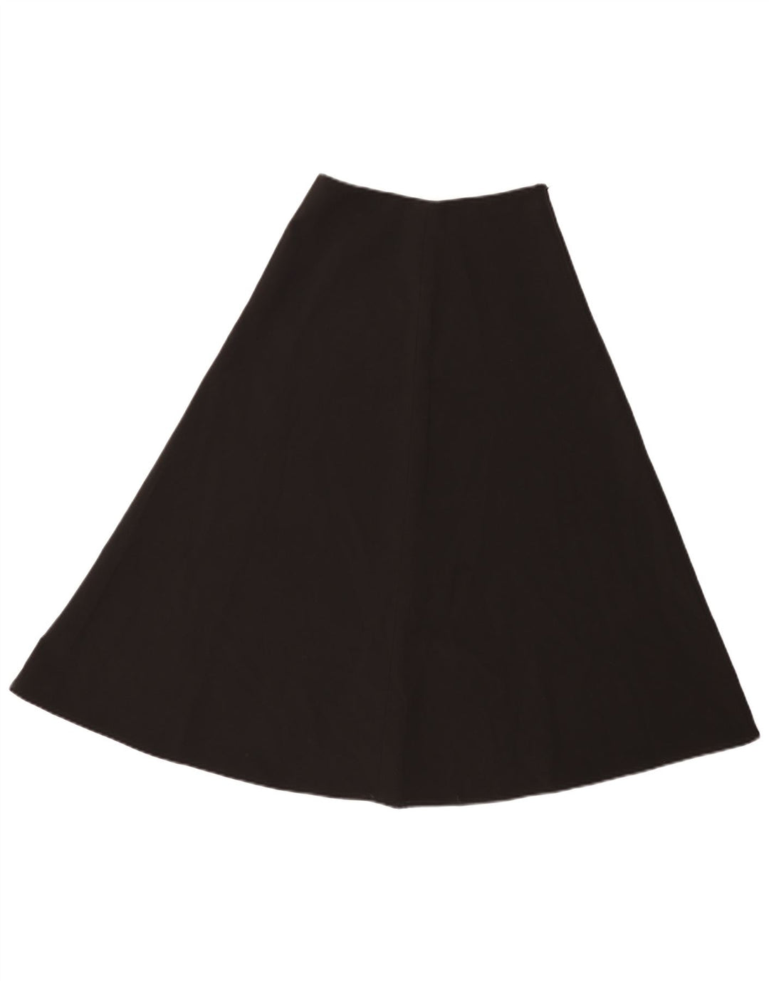 Saia feminina Benetton A-Line UK 6 XS W24 poliéster preto