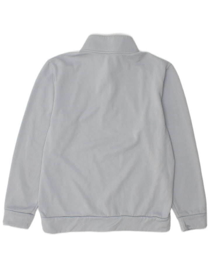 UNDER ARMOUR Suéter feminino oversized com zíper e gola UK 10 pequeno cinza