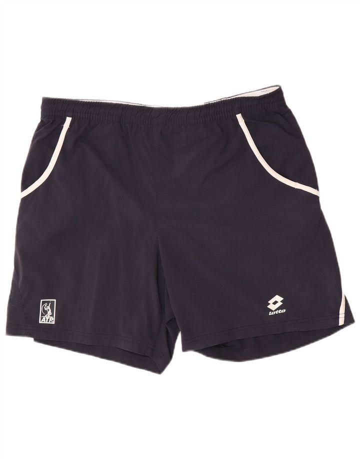 Lotto Mens Sport Shorts Grande Azul Marinho Nylon