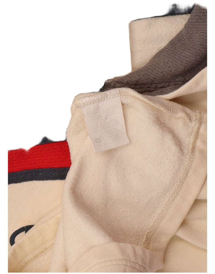 Jumper com capuz gráfico Champion Boys 9-10 anos em algodão branco