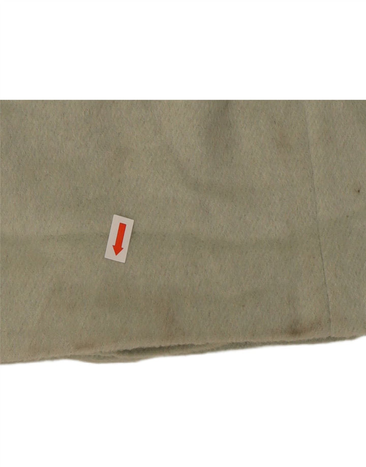 Sobretudo feminino Topshop UK 12 poliéster verde médio