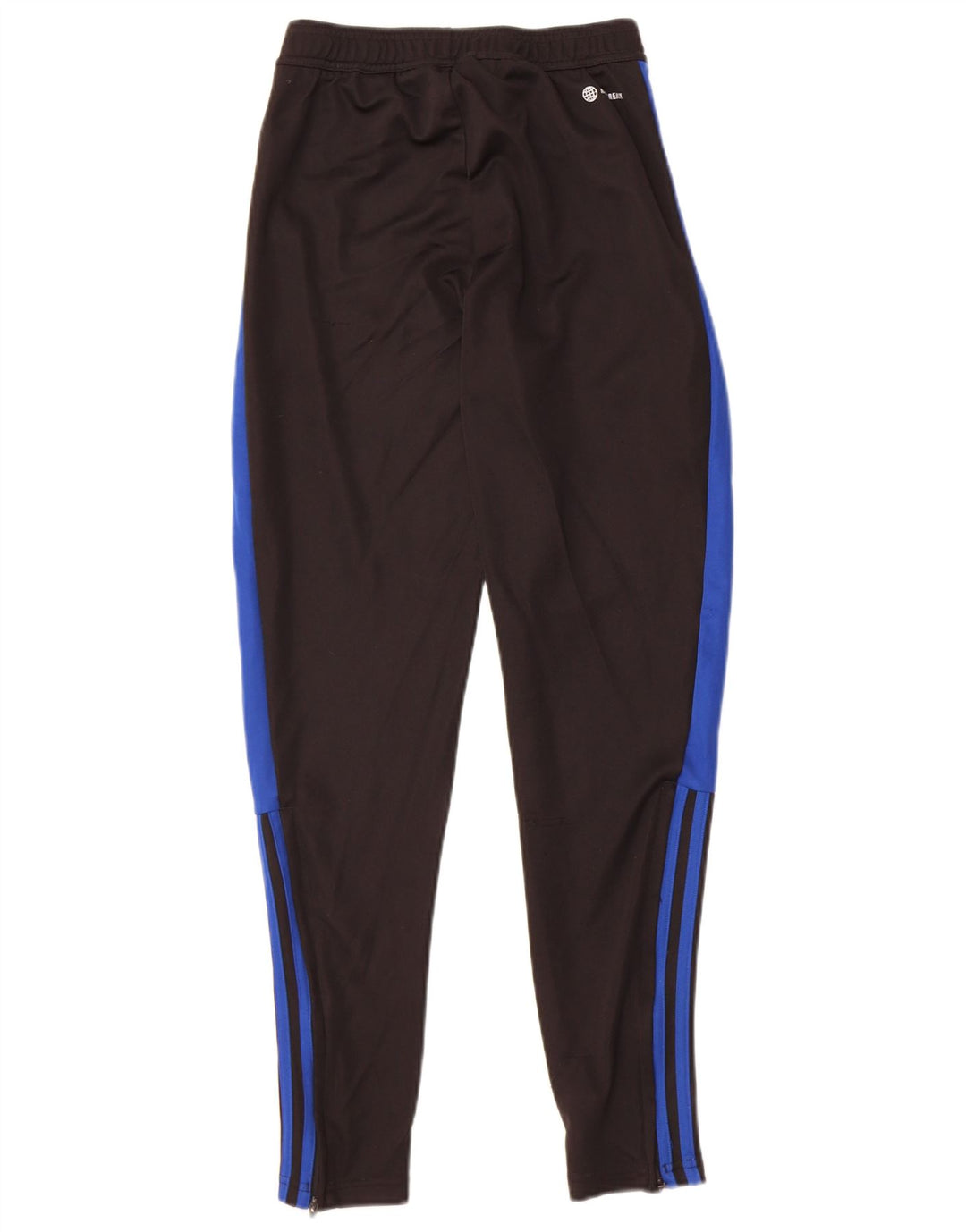 Calça de treino masculina Adidas Aeroready pequena preta colorblock poliéster