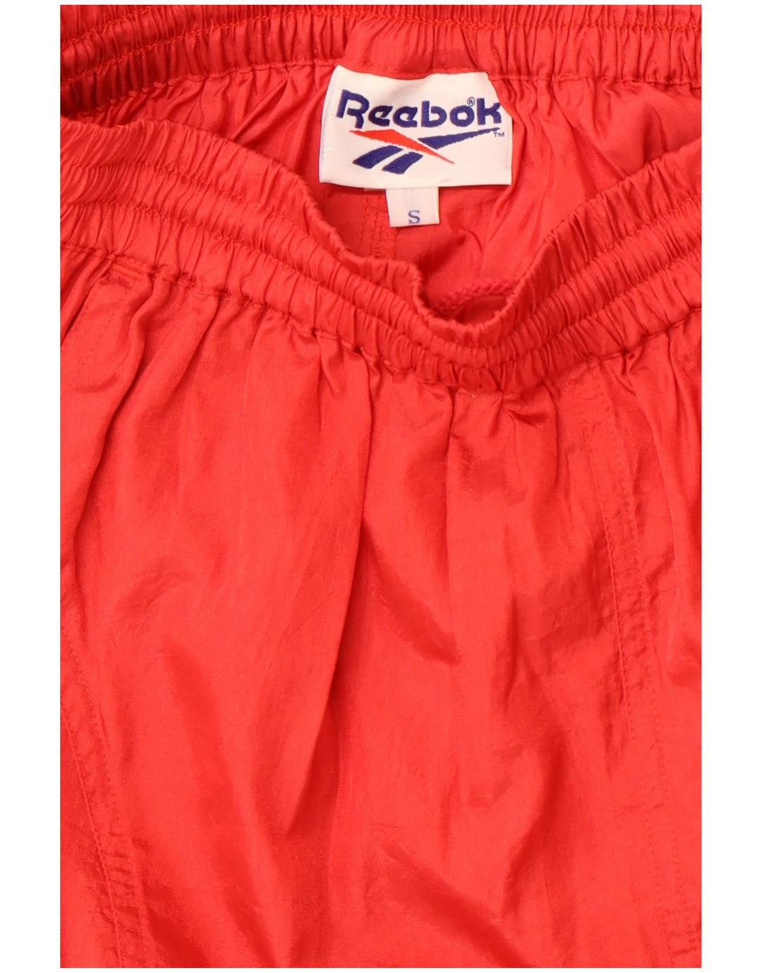 Shorts esportivos femininos REEBOK UK 10 pequeno vermelho nylon