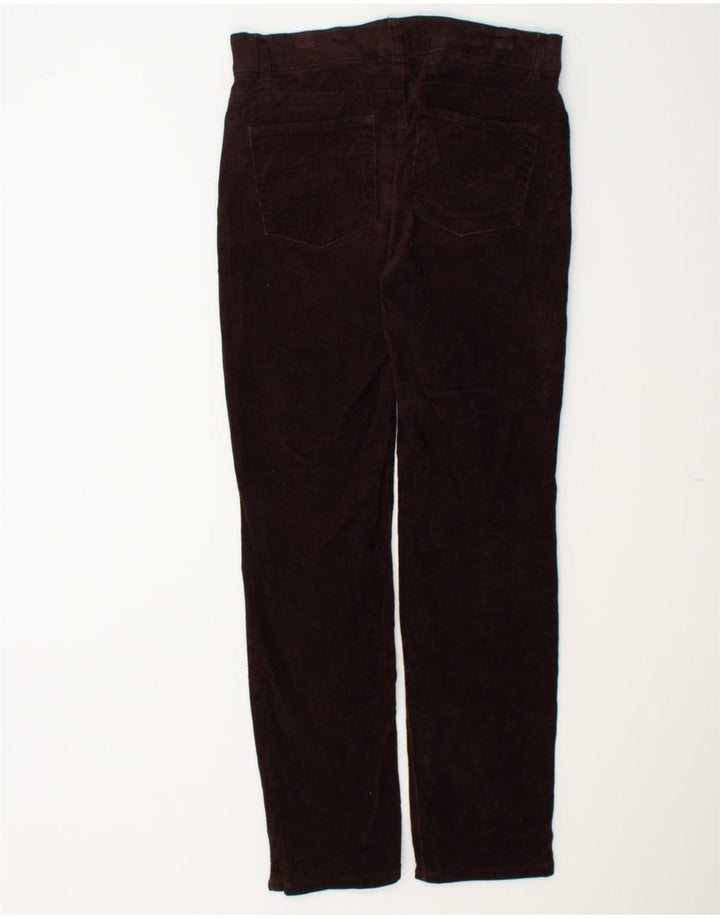 CHAPS Womens Straight Corduroy Trousers US 6 Medium W30 L30 Brown Cotton Vintage Chaps and Second-Hand Chaps from Messina Hembry 