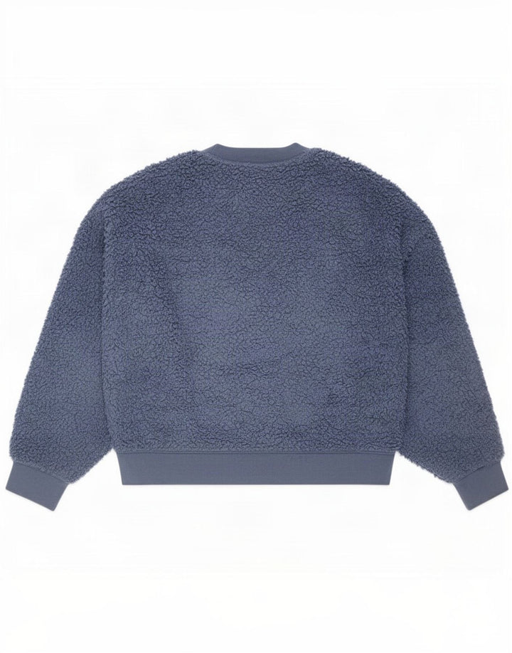 Jumper de lã superdimensionado feminino da Gap UK 10 poliéster azul pequeno