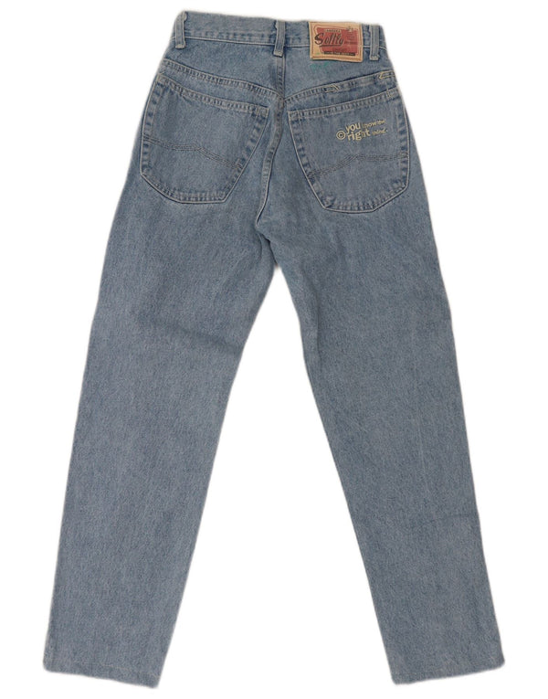 Carrera Jeans reto feminino IT 44 XS W26 L27 azul algodão