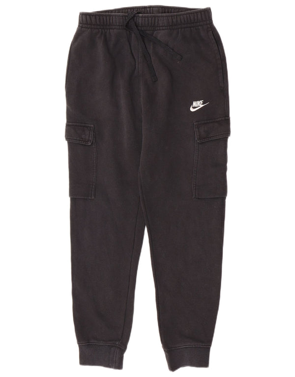 Nike Mens Cargo Calças de treino Joggers Pequeno Algodão Preto