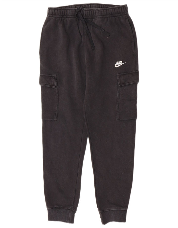 Nike Mens Cargo Calças de treino Joggers Pequeno Algodão Preto