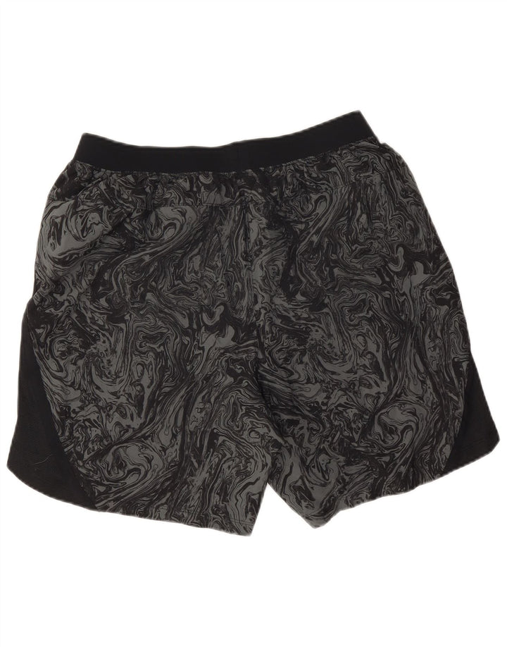 Shorts esportivos masculinos Under Armour Abstract Pattern grandes pretos