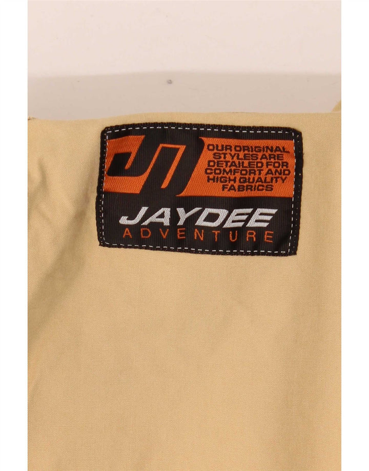 Jaqueta utilitária masculina vintage UK 36 pequena bege