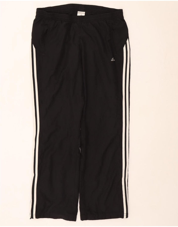 Calça de treino feminina Adidas UK 14 grande poliéster preto