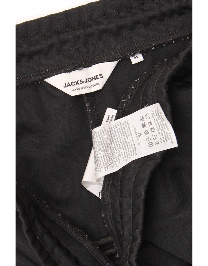 Shorts esportivos masculinos Jack & Jones Regular médio preto poliéster