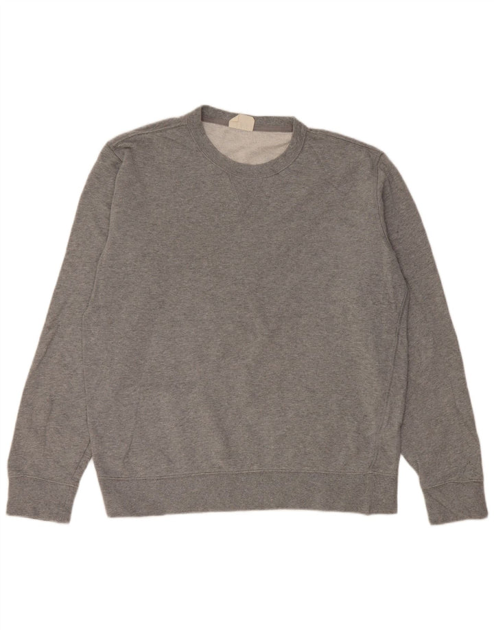 Suéter masculino Marks & Spencer grande algodão cinza