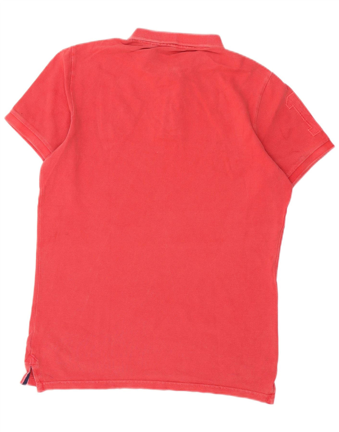 Camisa polo masculina Superdry médio algodão vermelho