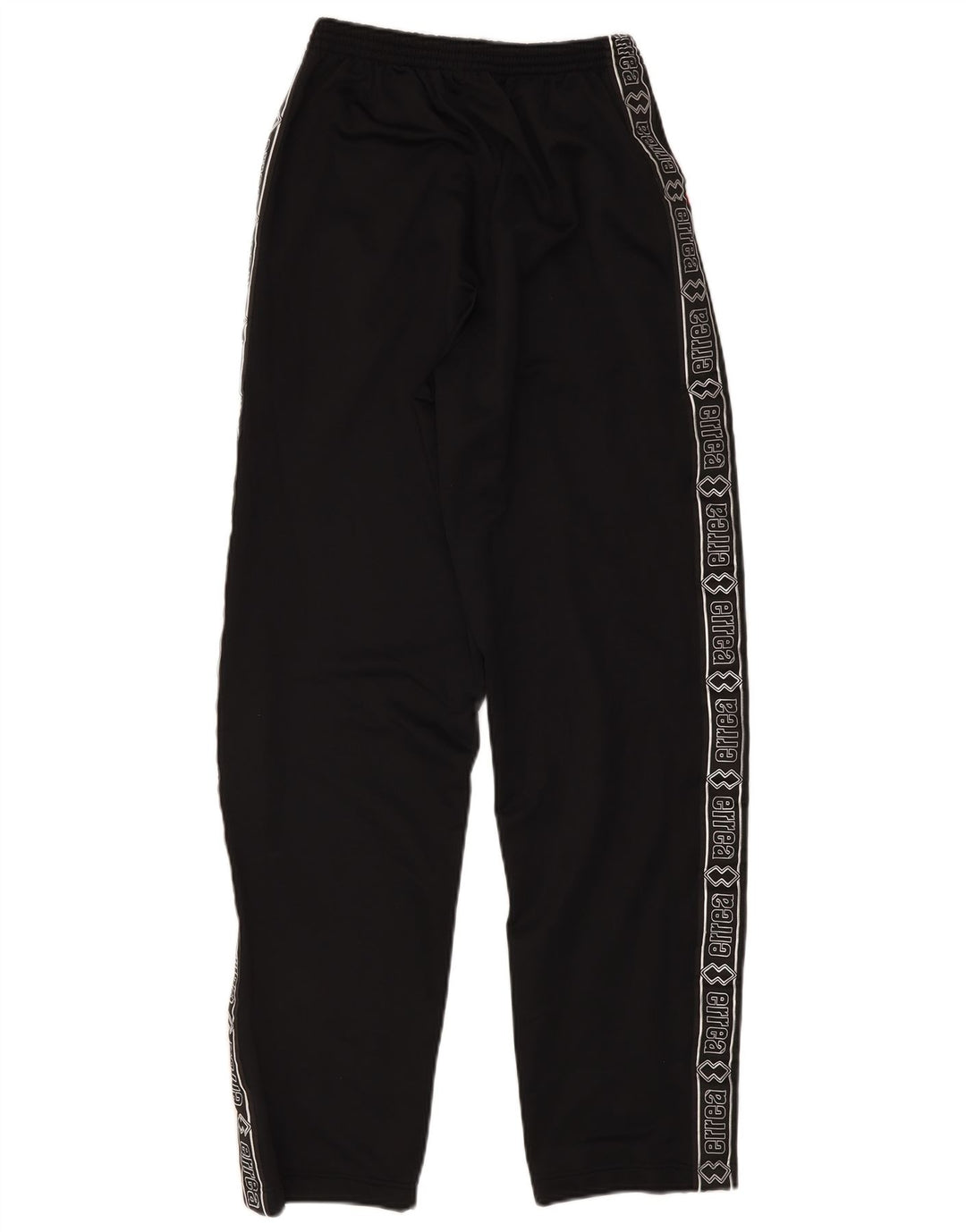 Calça de treino masculina Errea com estampa gráfica grande de poliéster preto