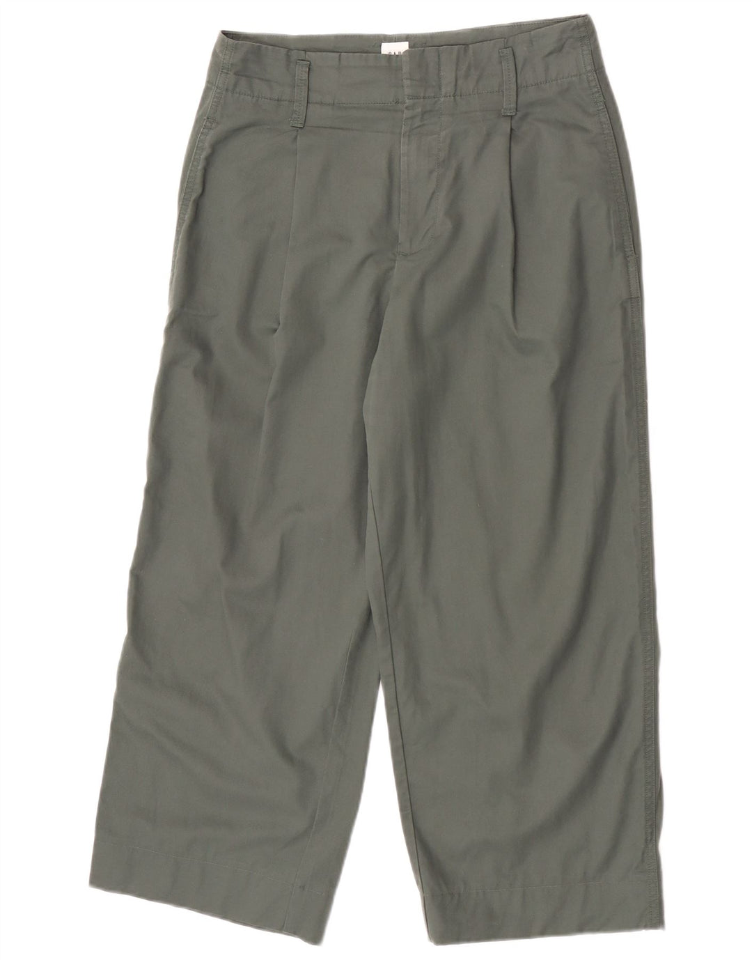 Calça cropped feminina Gap W27 L24 algodão verde