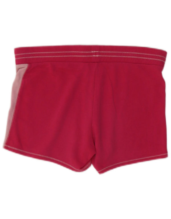 Shorts esportivos femininos Puma 11-12 anos rosa colorblock
