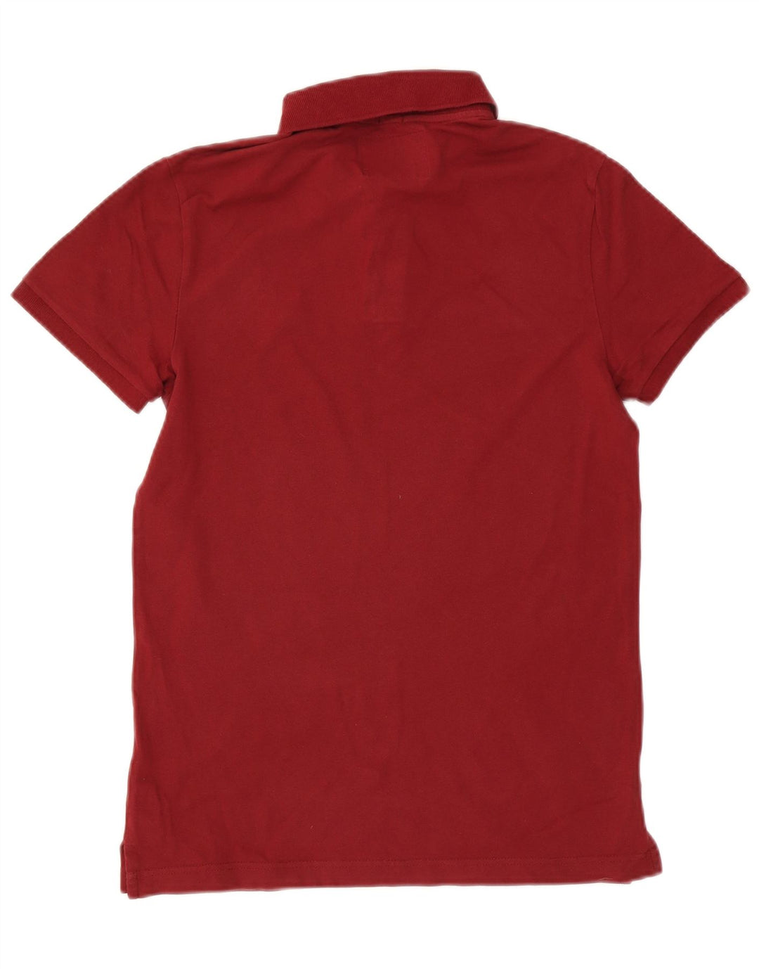 Camisa polo masculina Hollister pequena marrom