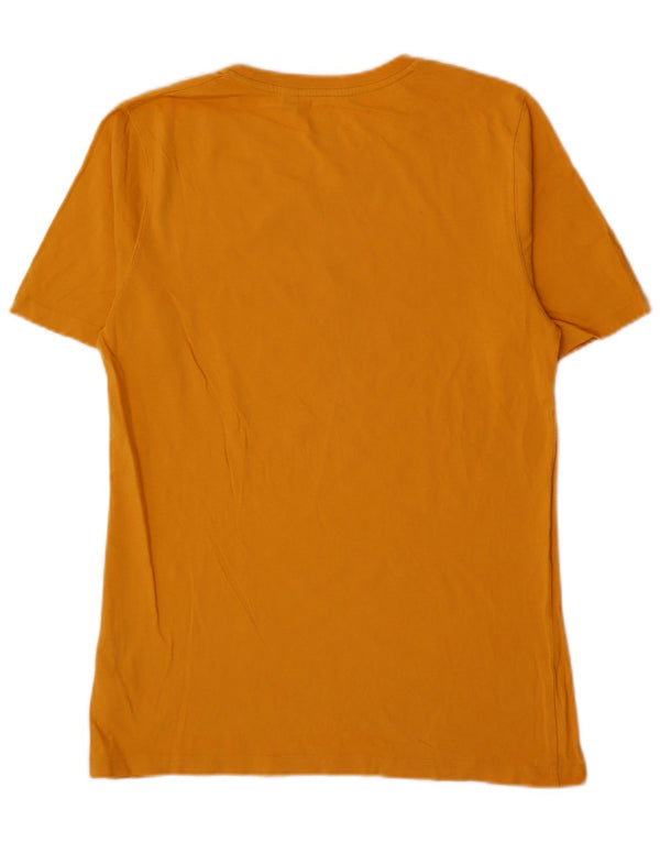 Camiseta Timberland Meninos Graphic 15-16 Anos Médio Algodão Amarelo