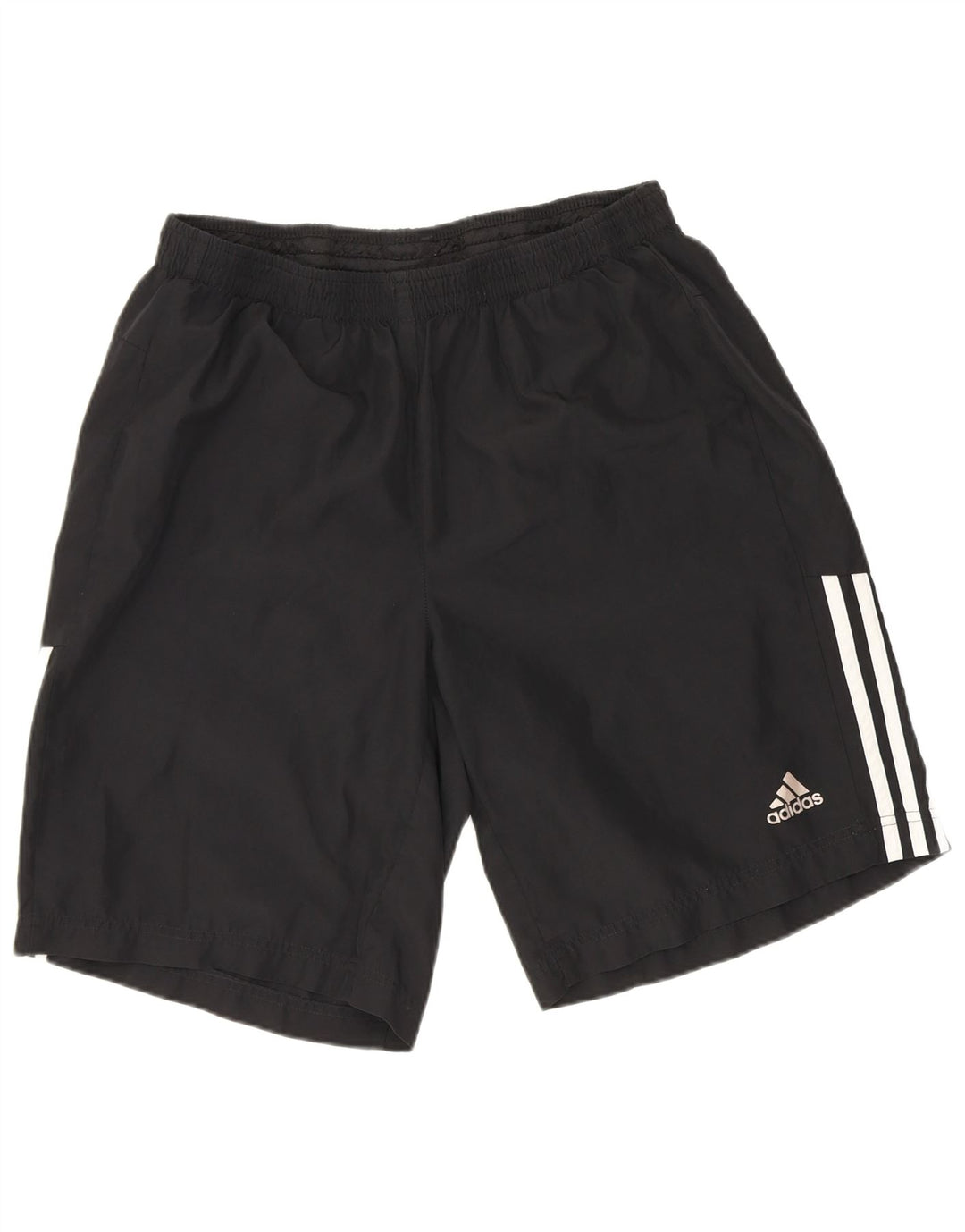 Shorts esportivos masculinos Adidas médio preto poliéster