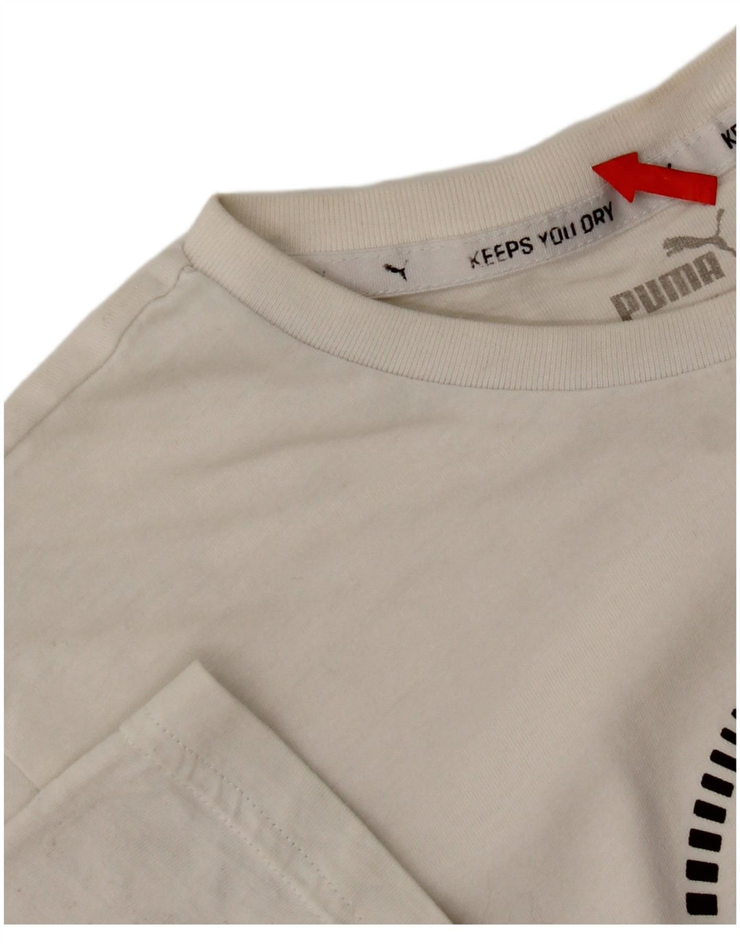Camiseta Puma Menino Graphic 15-16 Anos Branco