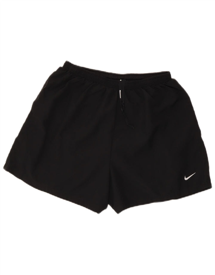 Shorts esportivos regulares femininos Nike UK 12 médio preto
