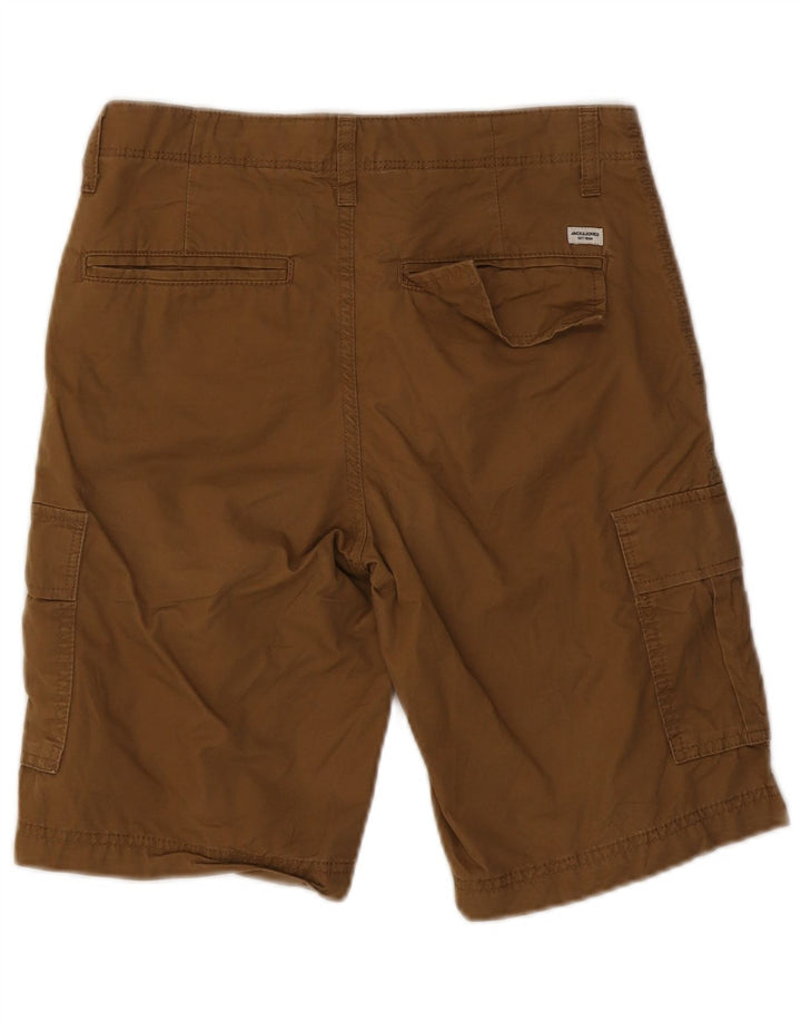 Shorts cargo masculino Jack & Jones XS W30 algodão cáqui