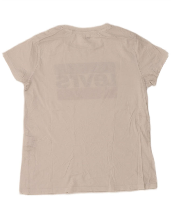 Camiseta gráfica masculina Levi's Top médio branco