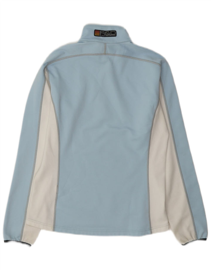 Jumper de moletom feminino Peak Performance UK 12 bloco colorido azul médio