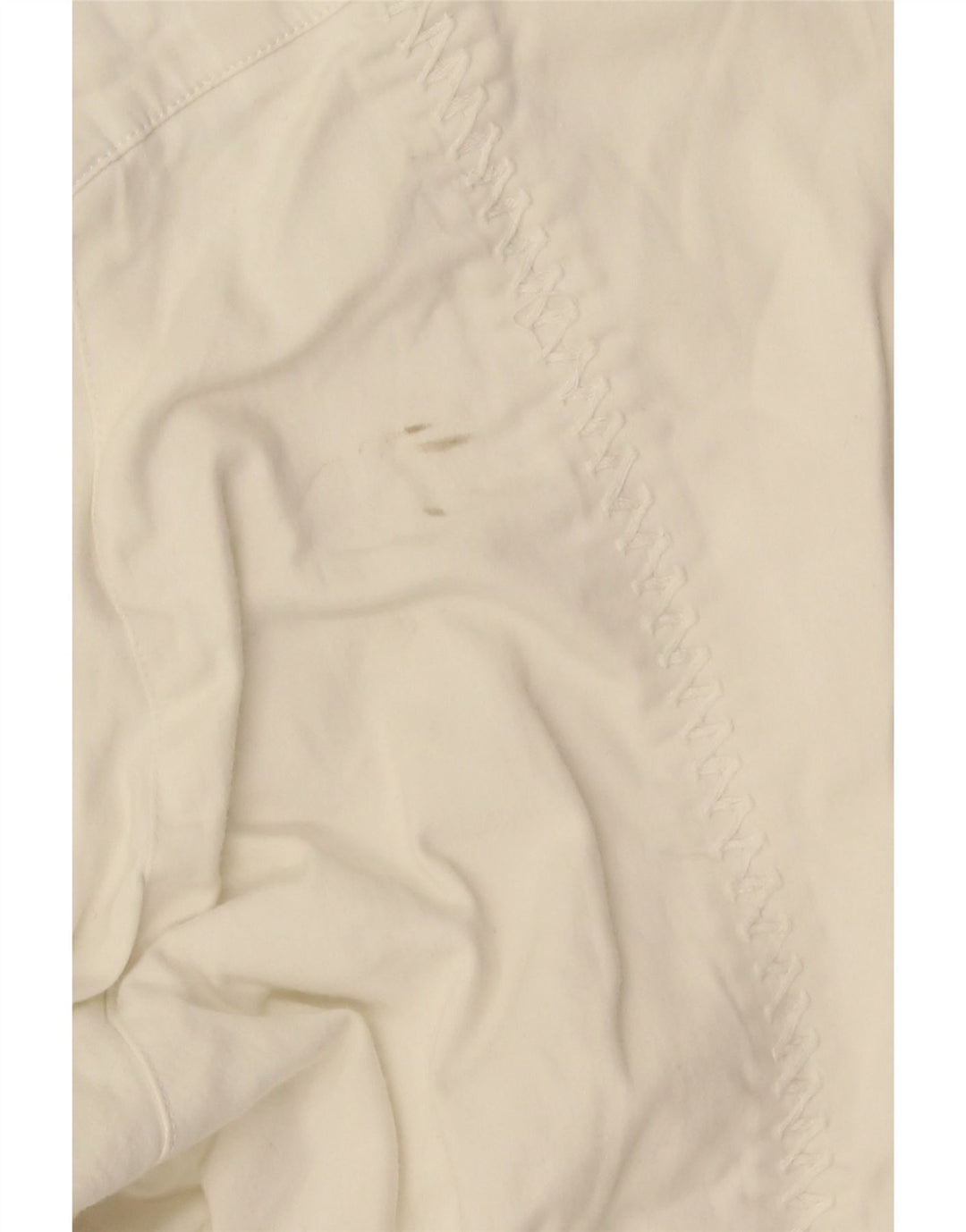 Calça feminina reta casual Marlboro Classics W30 L30 branca